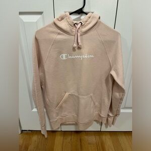 Light pink champion hoodie